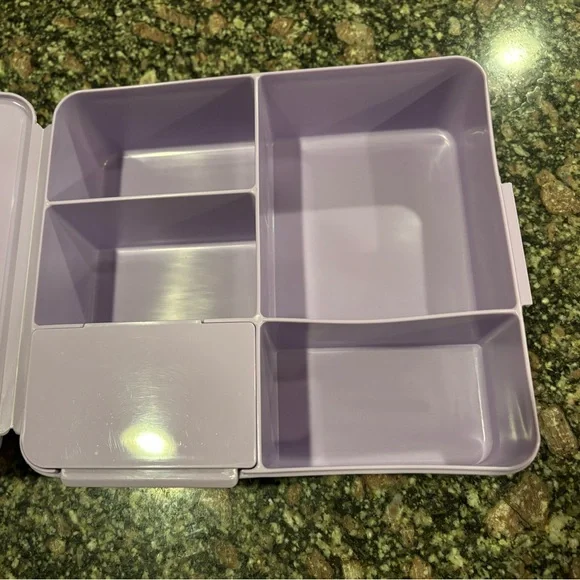 2 Pottery Barn All-in-One Bento Boxes - Purple & Blue - Picture 8 of 12